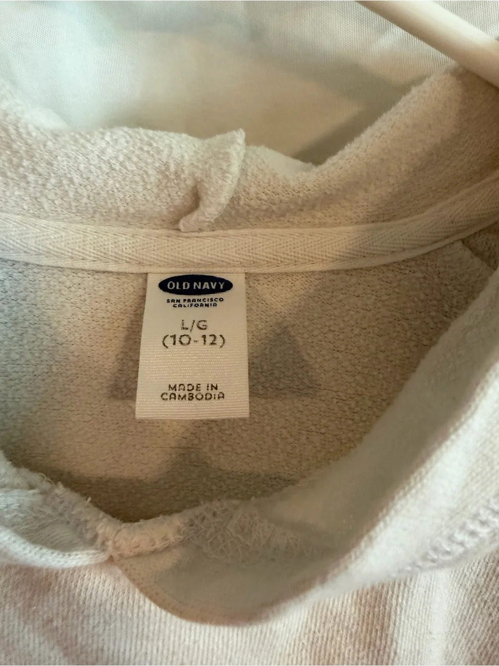 Old Navy Cream Ombre Hoodie